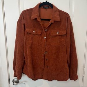 Burnt Orange Corduroy Jacket